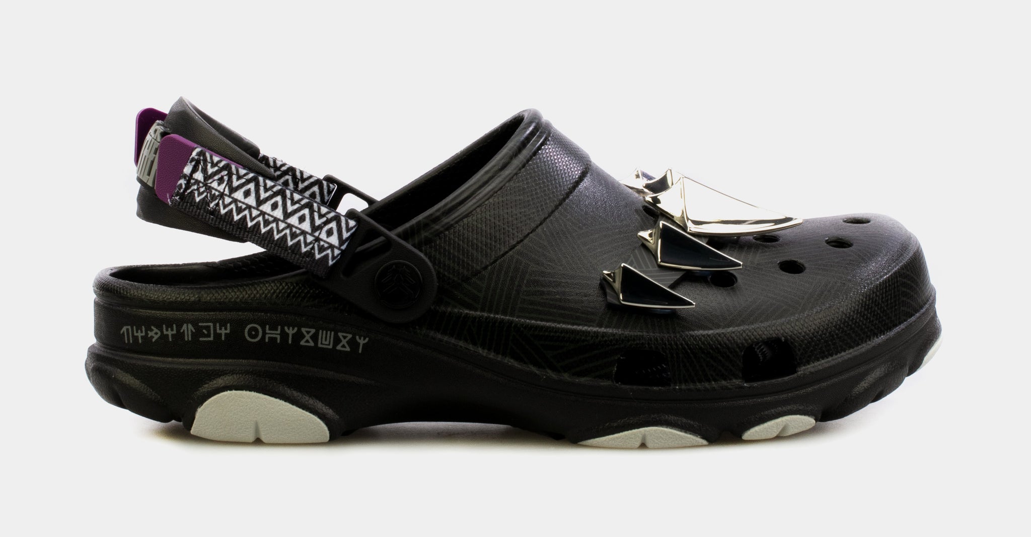 Crocs Black Panther Classic Clog Mens Sandals Black Free Shipping