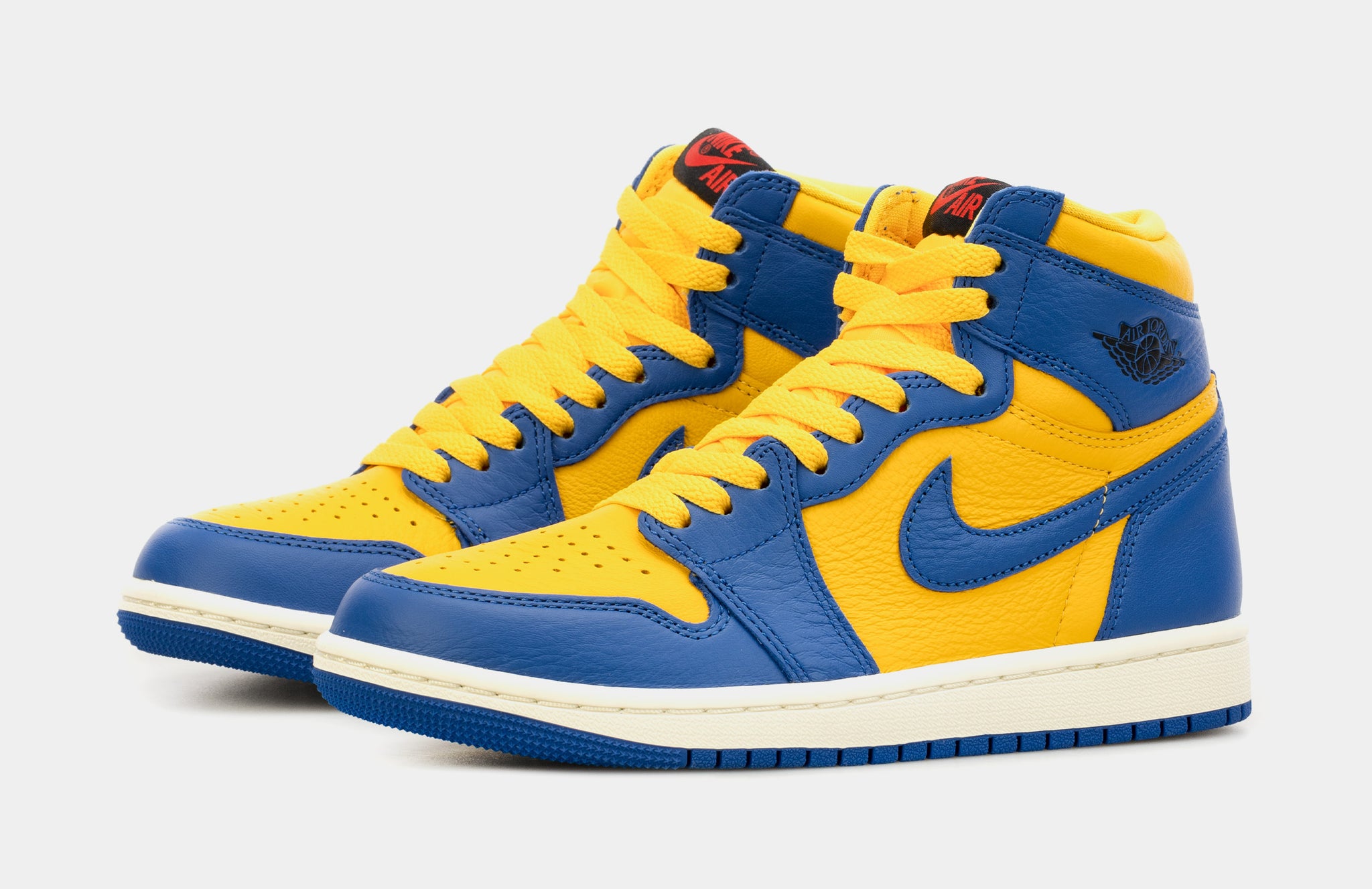 New jordans blue and yellow Clearance