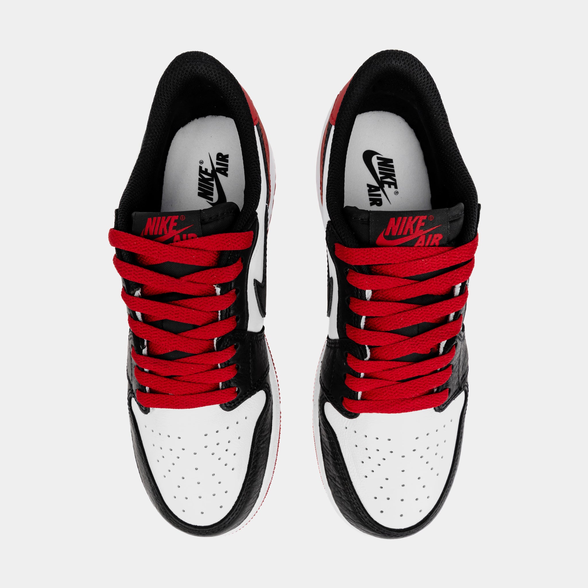 Jordan Air Jordan 1 Retro Low OG Black Toe Grade School Lifestyle