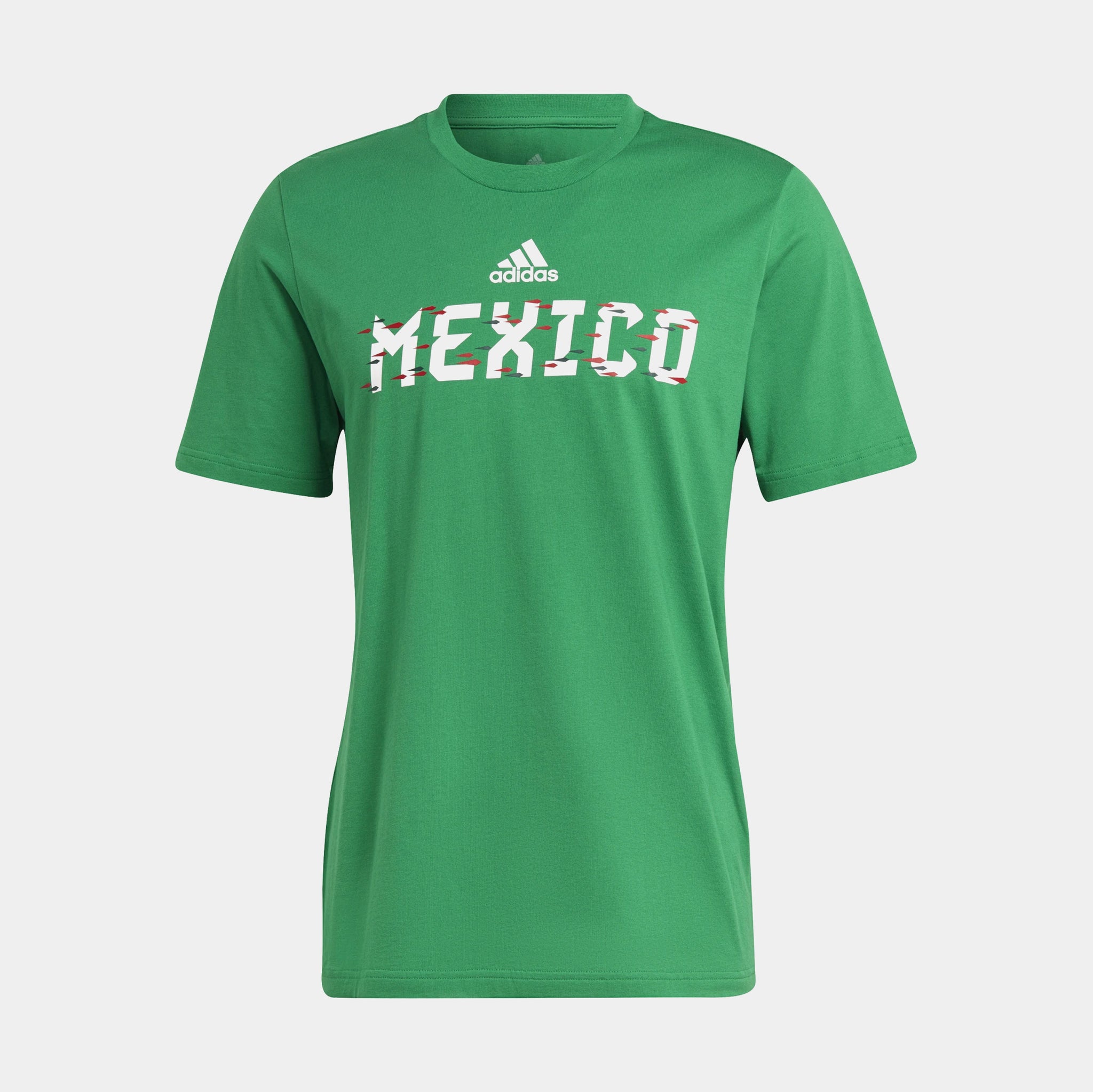 adidas Fifa World Cup 2022 Mexico Mens Short Sleeve Shirt Green