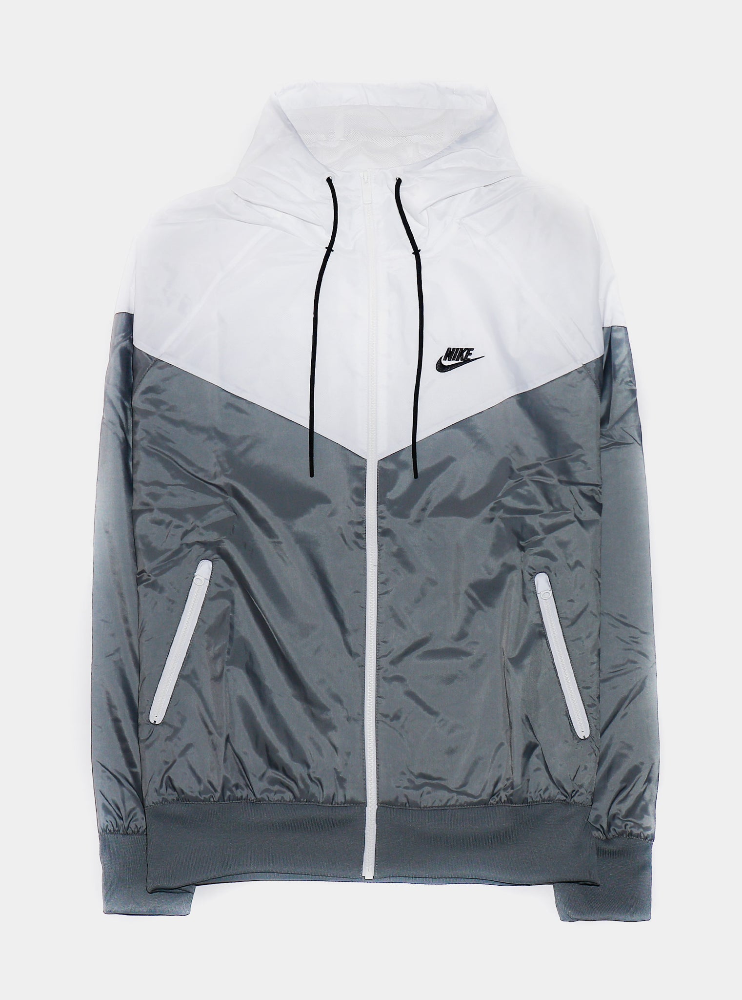Nike Full Zip Windrunner Jacket Mens Grey DA0001-084 Palace