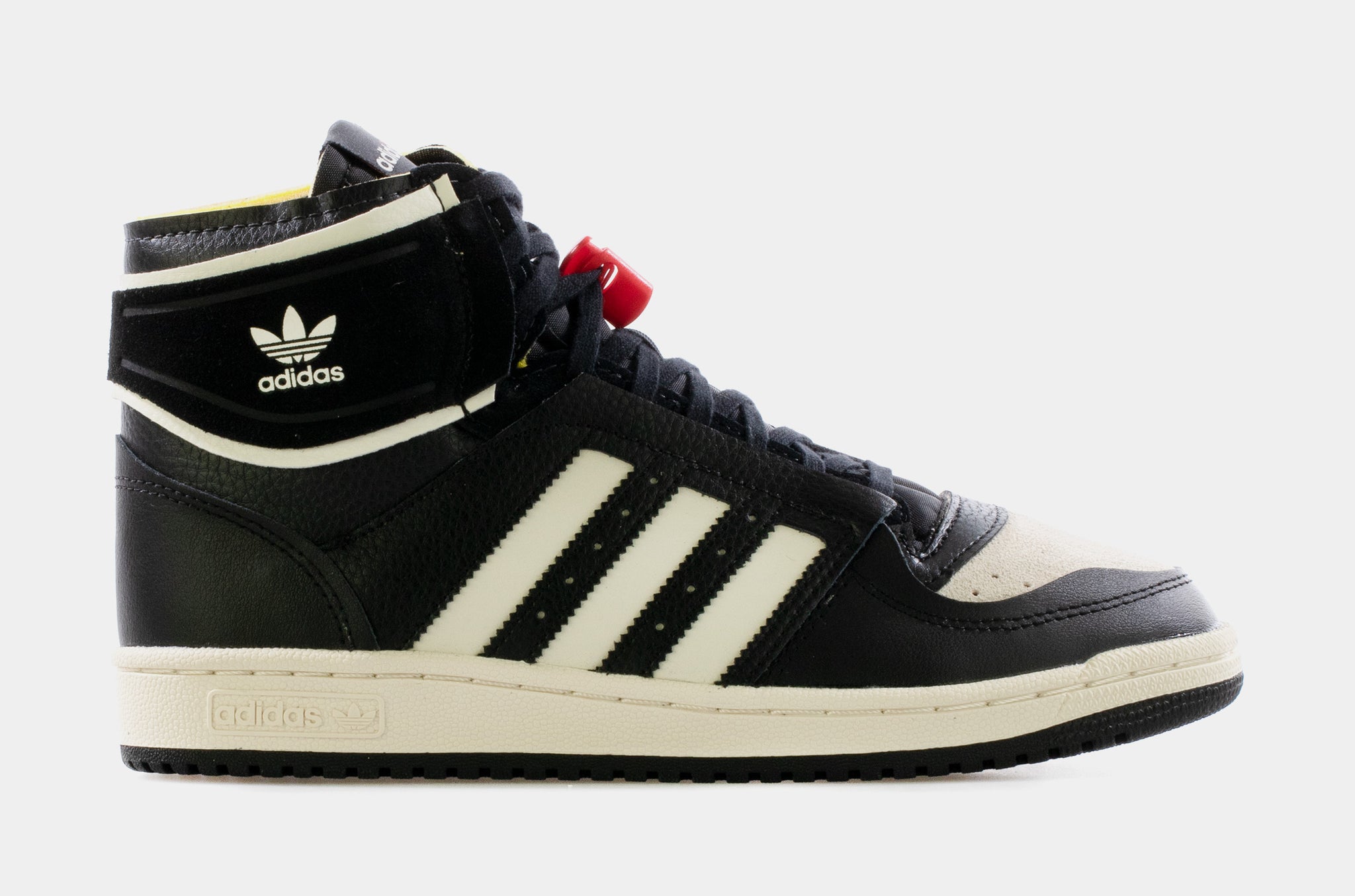 adidas Top Ten Mens Basketball Shoe Black Beige S24115 – Shoe Palace