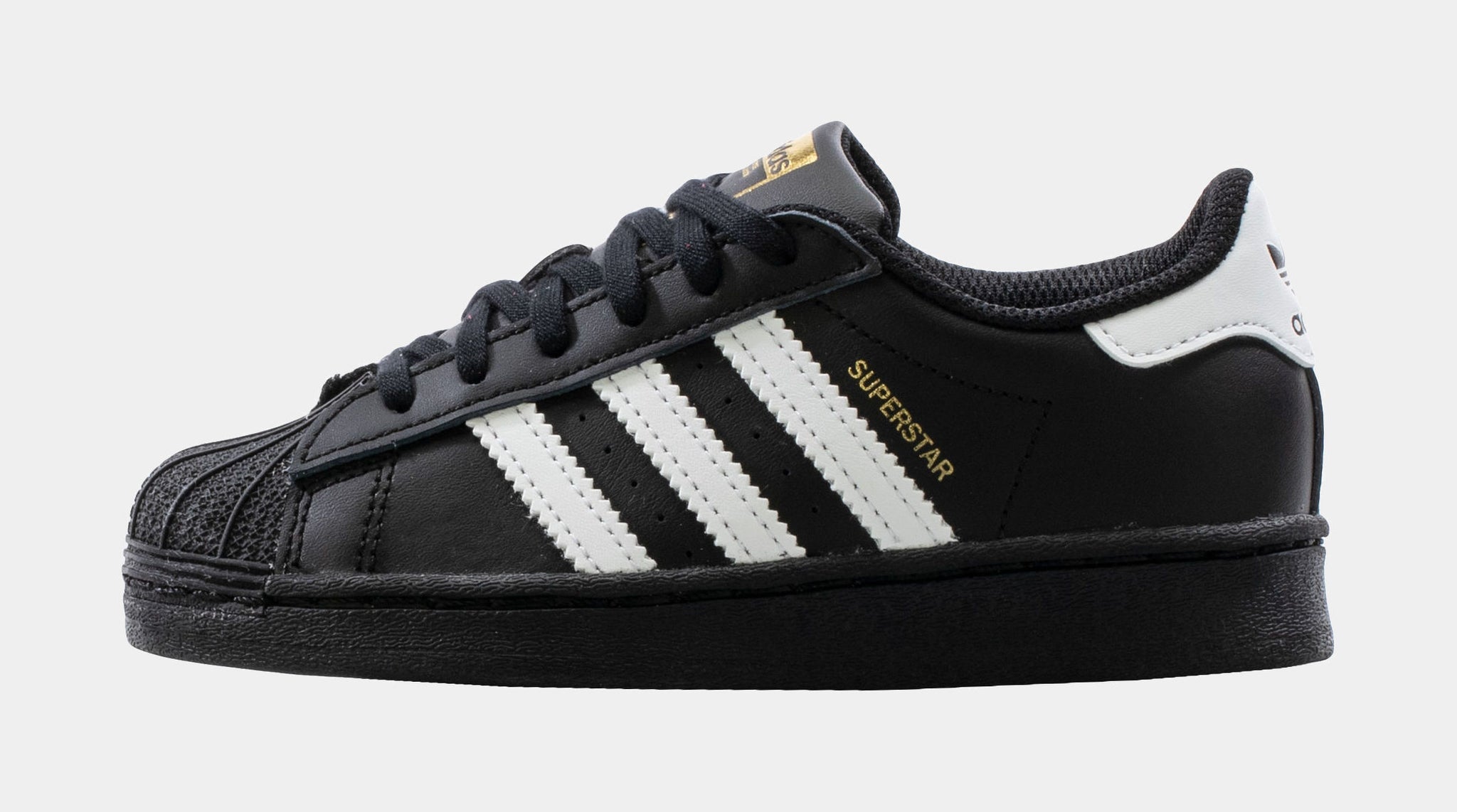 adidas Originals Superstar sneakers in black and white