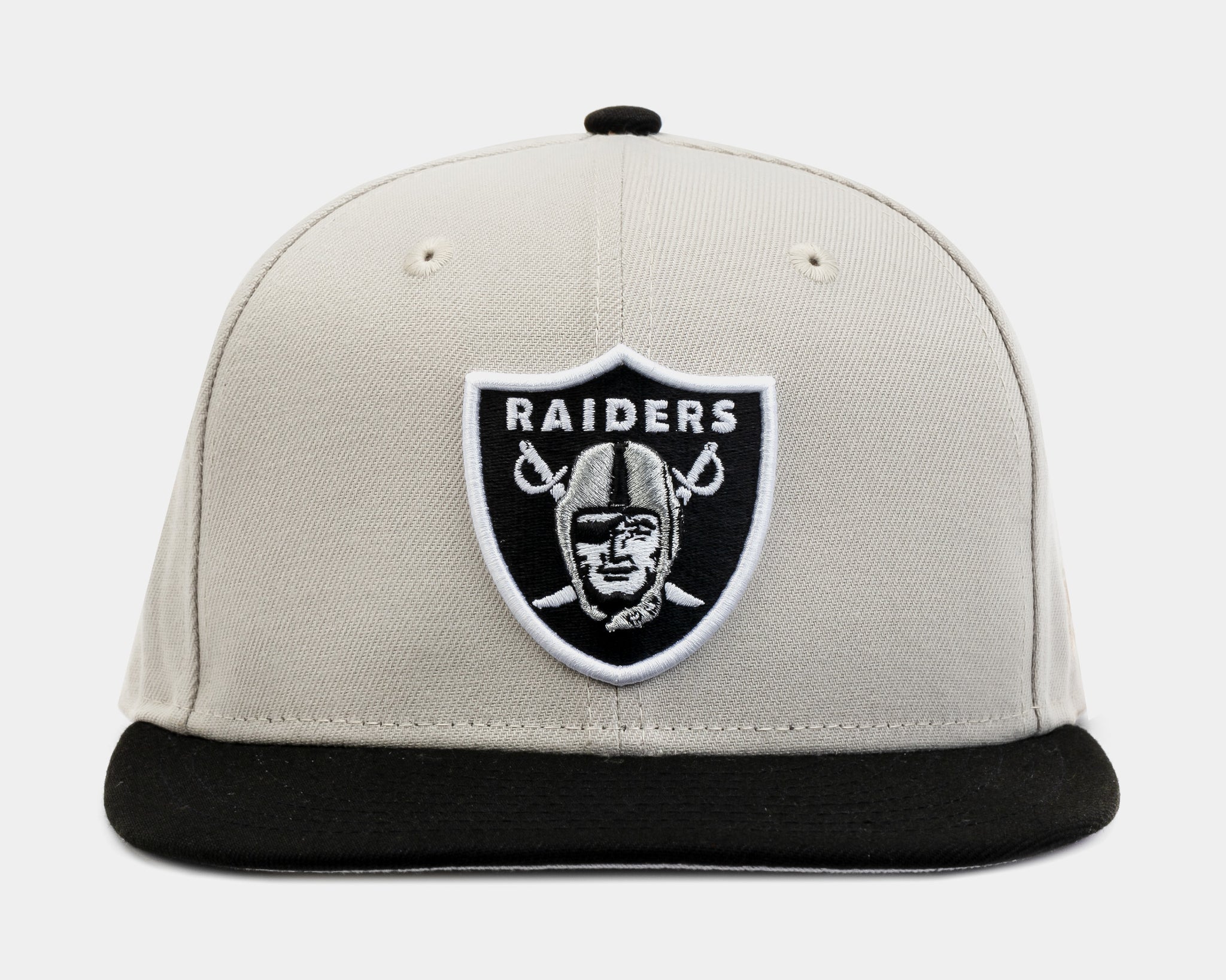 New Era Las Vegas Raiders Crest 9FIFTY Mens Snapback Hat White Black  60310307 – Shoe Palace
