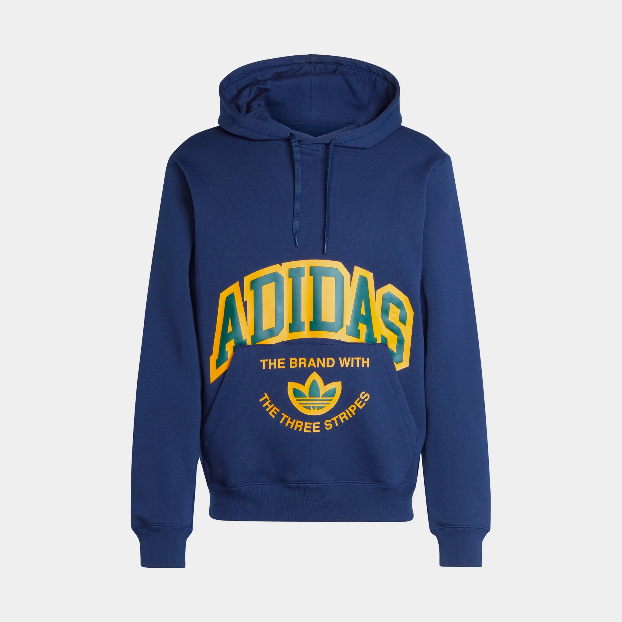 Logo Hoodie Blue And Yellow Adidas Hoodie Adidas VRCT Pullover