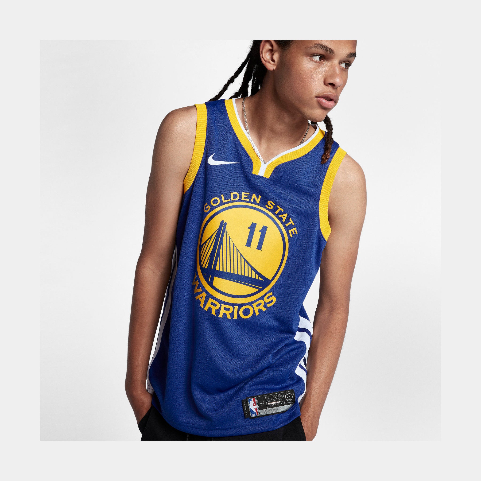 New M Nike Klay Thompson Golden State Warriors Jersey #11 Shirt